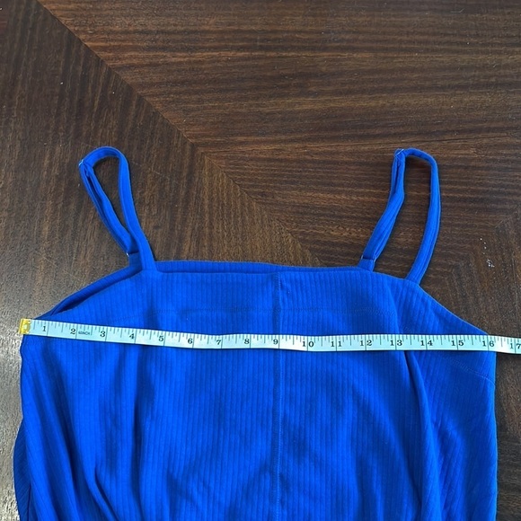 NWT Free People | Marissa primary Blue Bodysuit | Size Medium - Picture 12 of 14